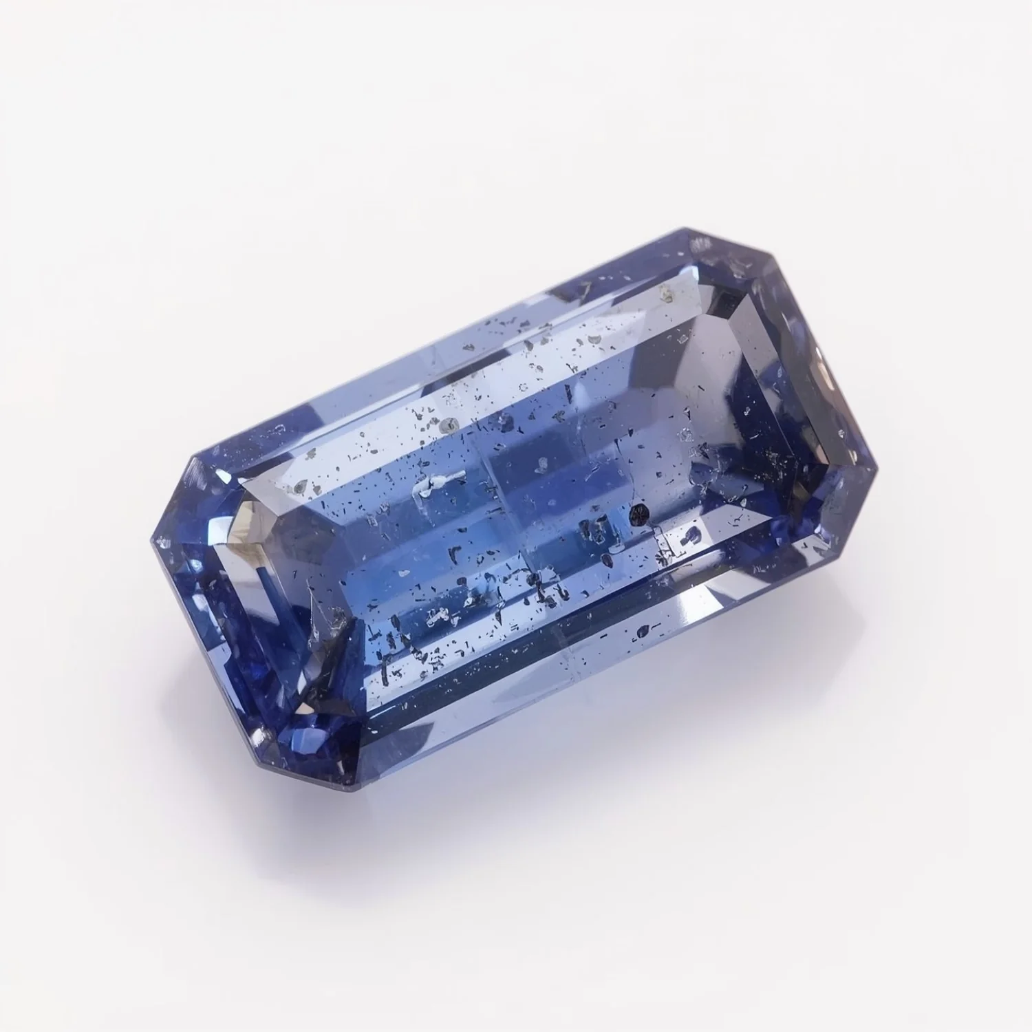 Tanzanite 1PC Medium 7x14 MM Baguette Faceted Blue Splendid Semi Precious Gems - Image 2