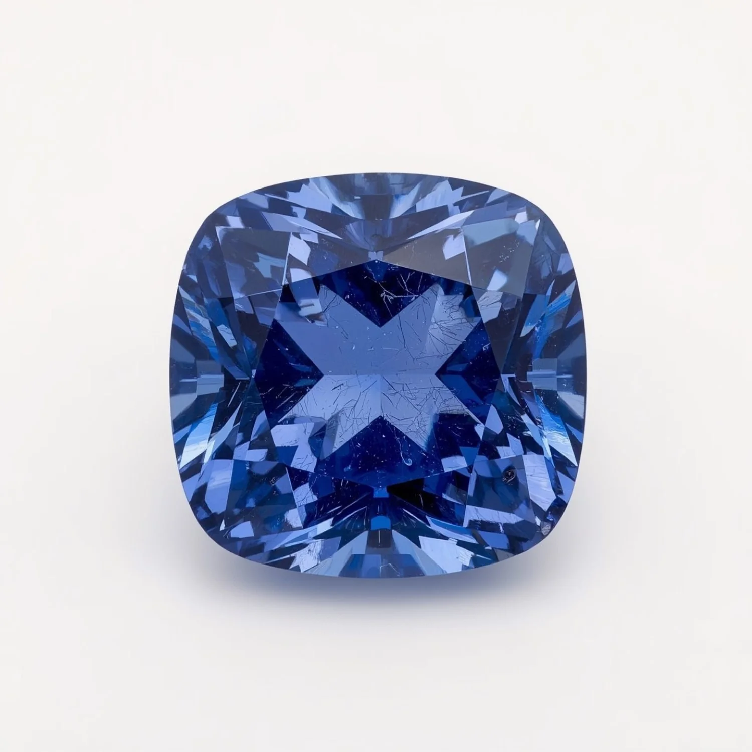 Tanzanite 1PC Medium 9x9 MM Cushion Faceted Blue Lustrous Semi Precious Loose Gemstone - Image 2
