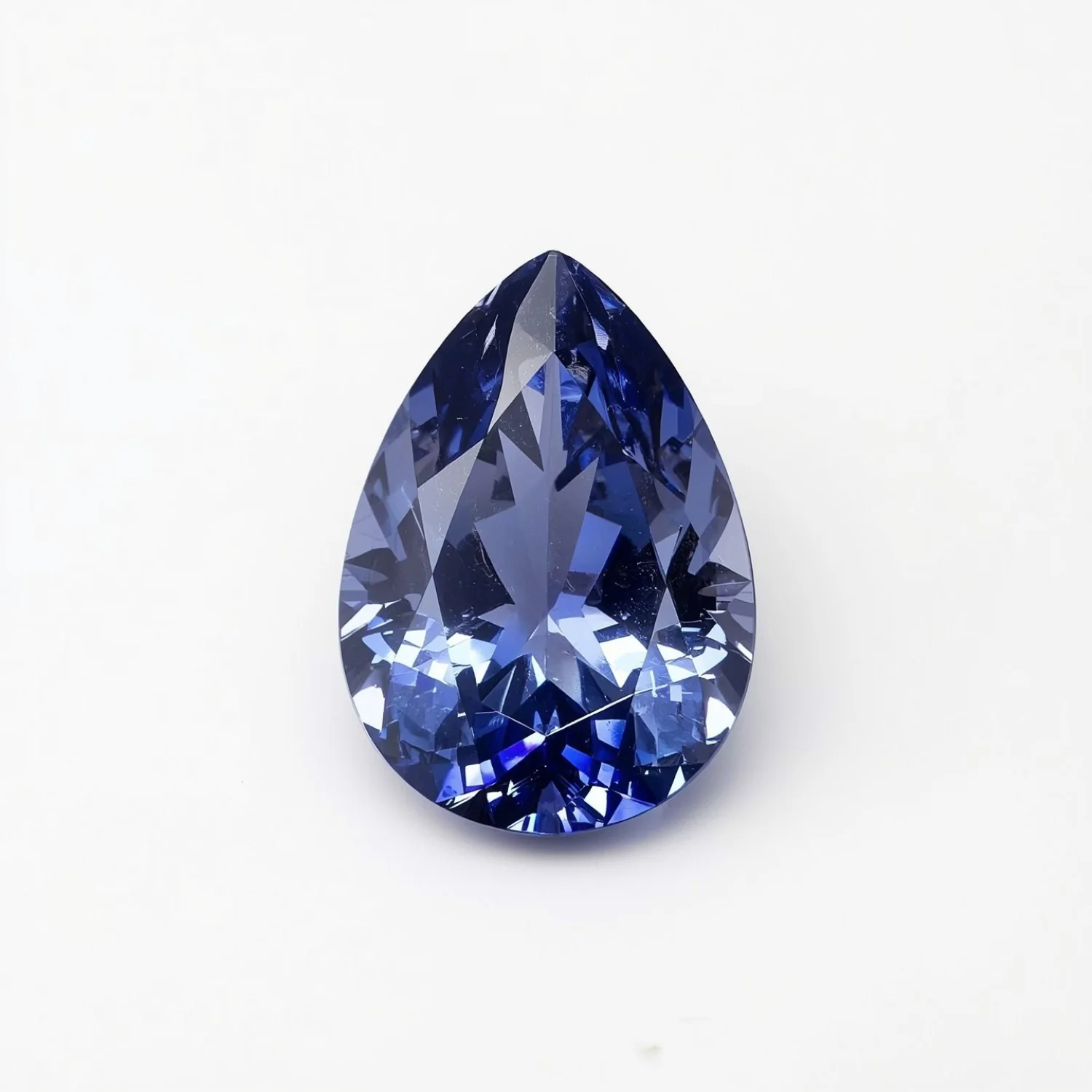 Tanzanite 1PC Small 6x8 MM Pear Faceted Blue Luster Semi Precious Loose Gemstones - Image 2