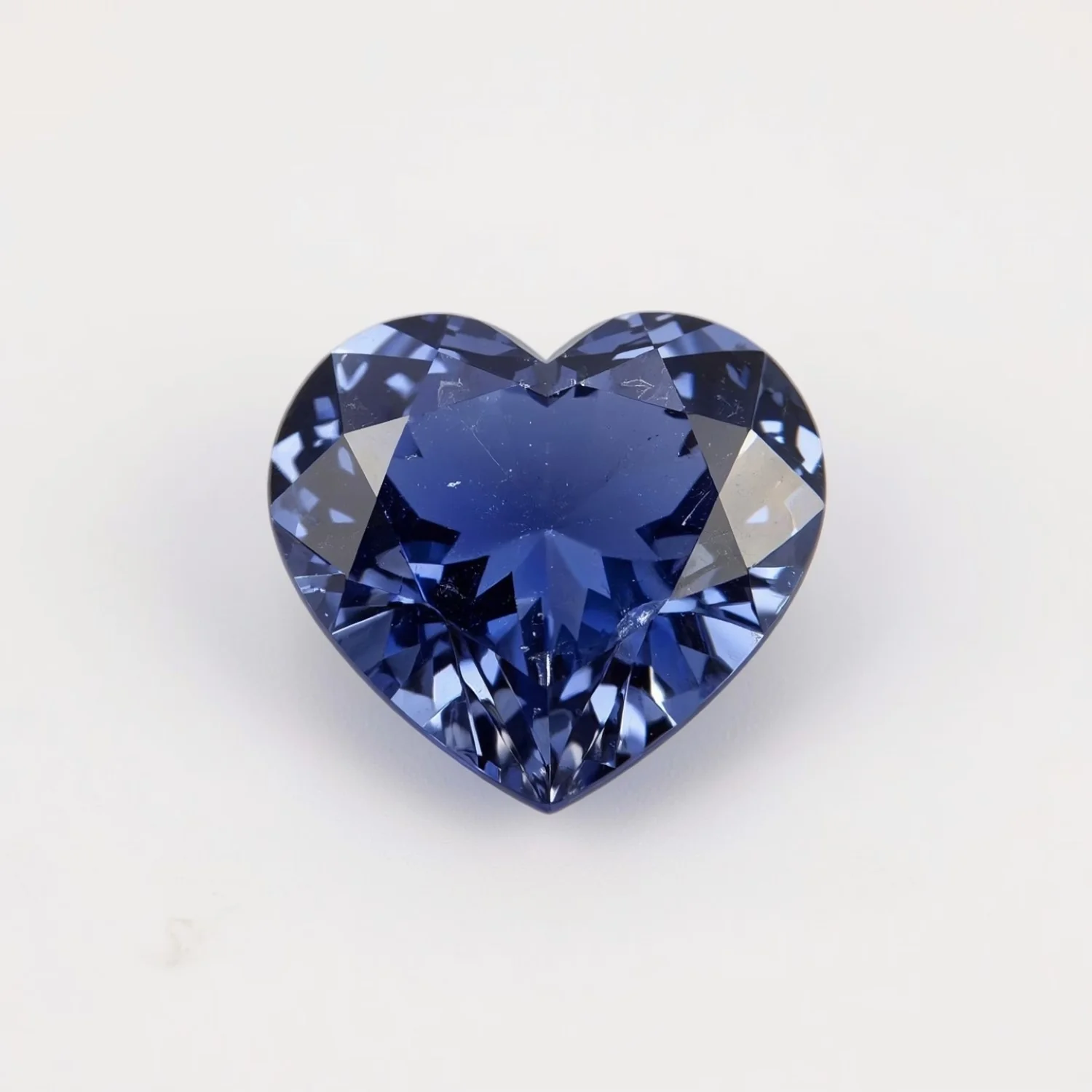 Tanzanite 1PC Small 7x7 MM Heart Faceted Blue Splendid Semi Precious Gems - Image 2