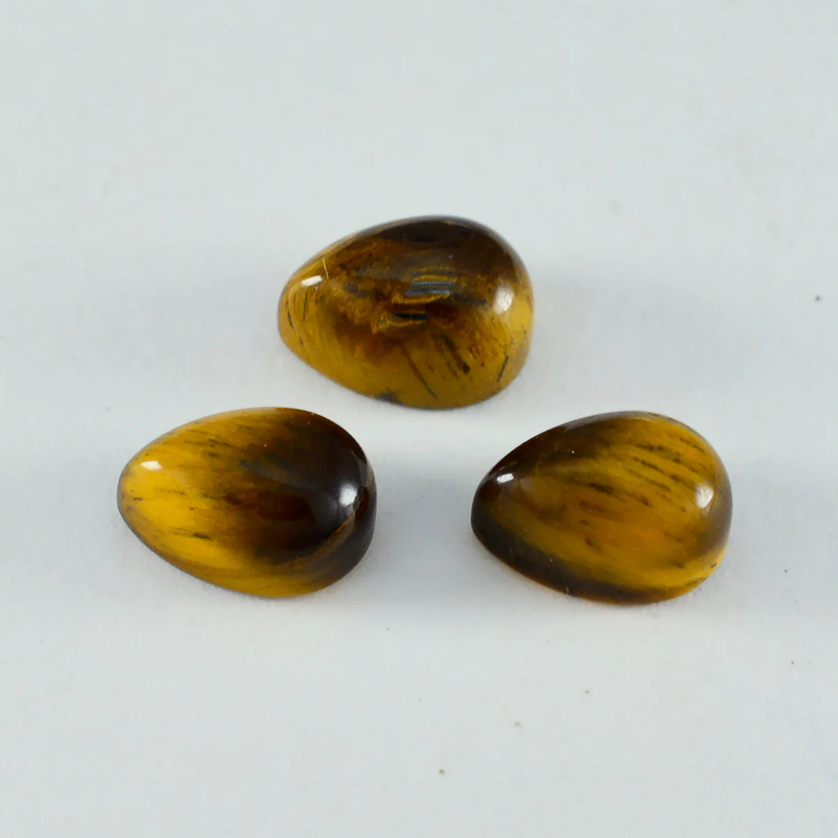 Tiger Eye 1PC Large 9x11 MM Oval Cabochon Brown Genuine semi Precious Loose Gems - Image 4