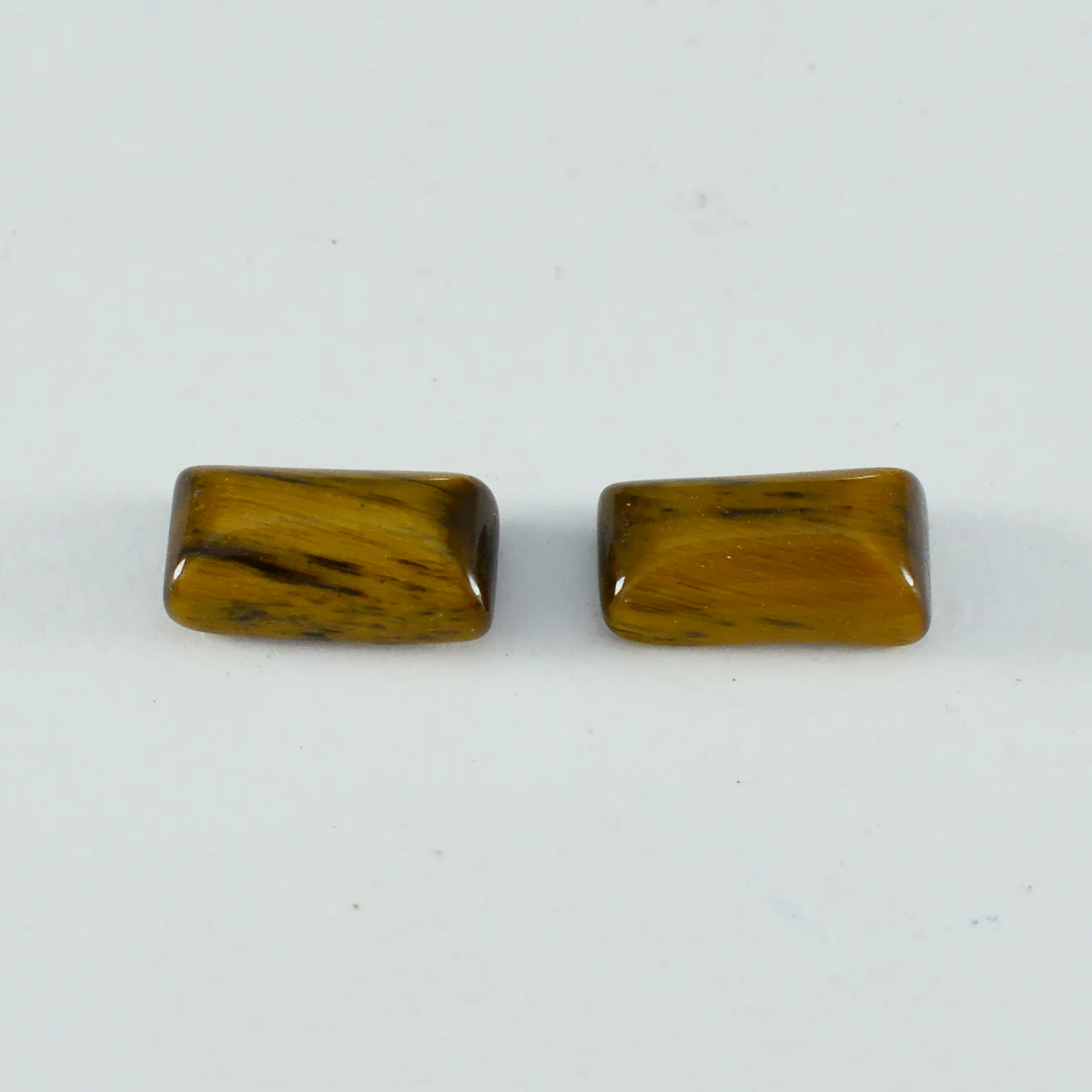 Tiger Eye 1PC Small 6x12 MM Baguette Cabochon Brown Natural semi Precious Semi Precious Gemstone - Image 3