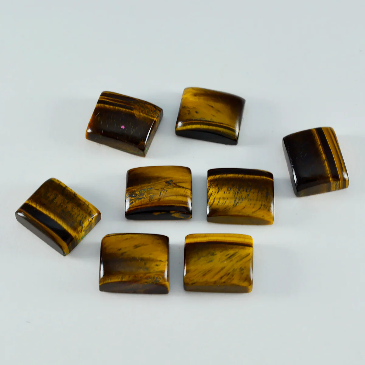 Tiger Eye 1PC Tiny 5x7 MM Emerald Cabochon Brown Fiery semi Precious Semi Precious Gemstone - Image 4