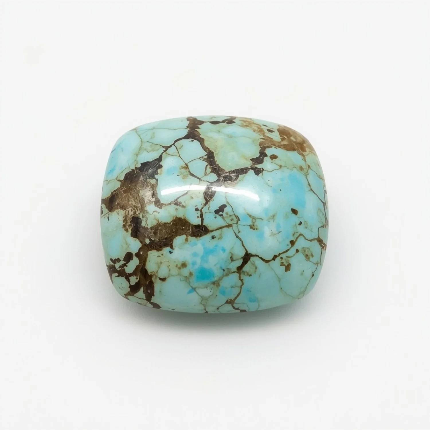 Turquoise 10PC Tiny 5x5 MM Cushion Cabochon Blue Superior semi Precious Semi Precious Gemstone - Image 2