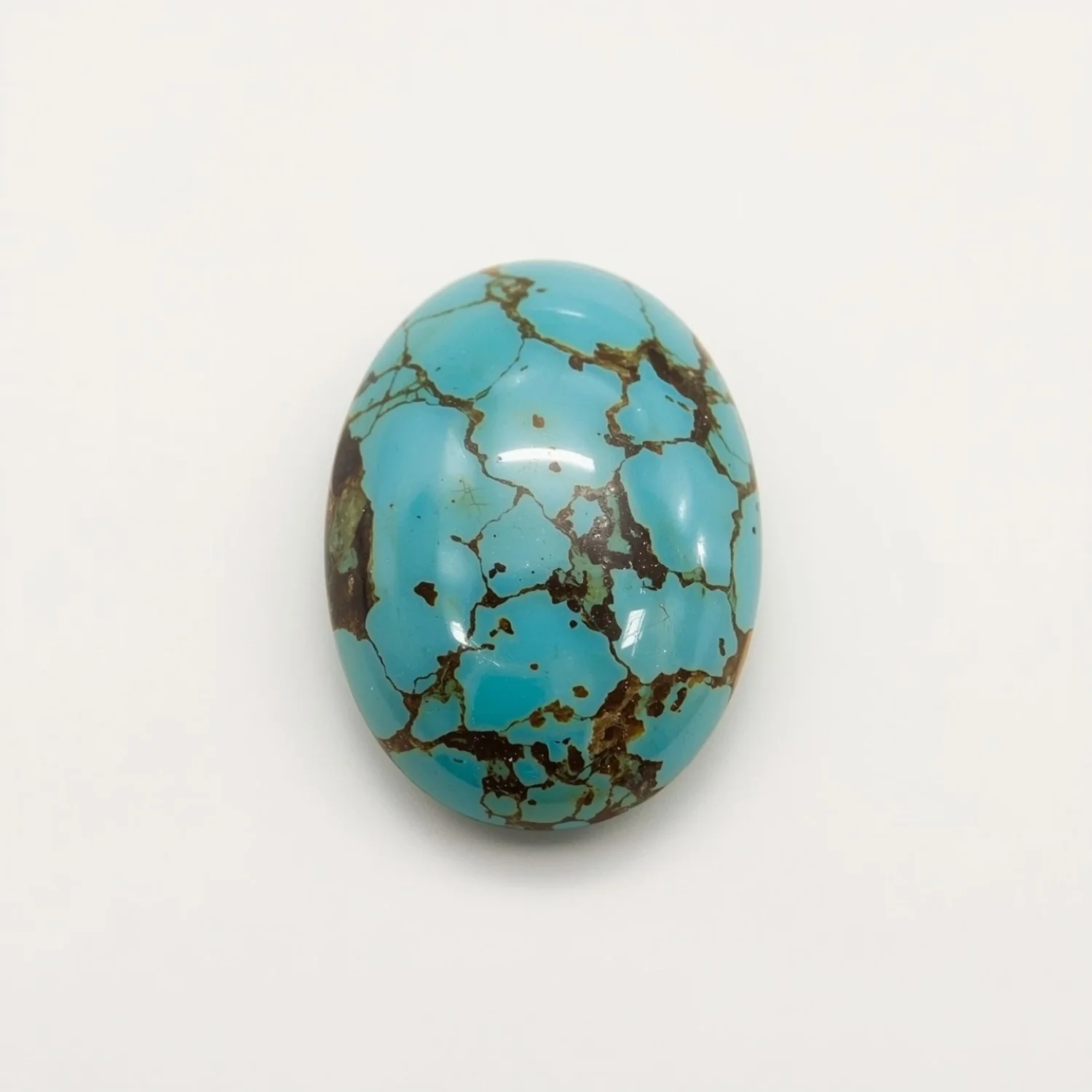 Turquoise 1PC Large 9x11 MM Oval Cabochon Blue Fine semi Precious Gems - Image 2