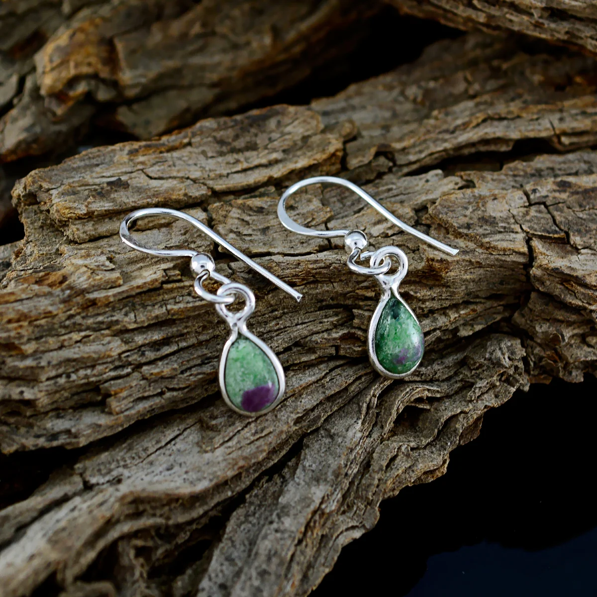 Turquoise Italian Audrey multiple Dangle Blue 925 Sterling Silver Earring - Image 4