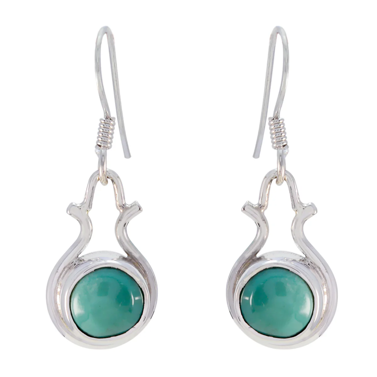 Turquoise Spanish Isabel multiple Dangle Blue 925 Silver Earring