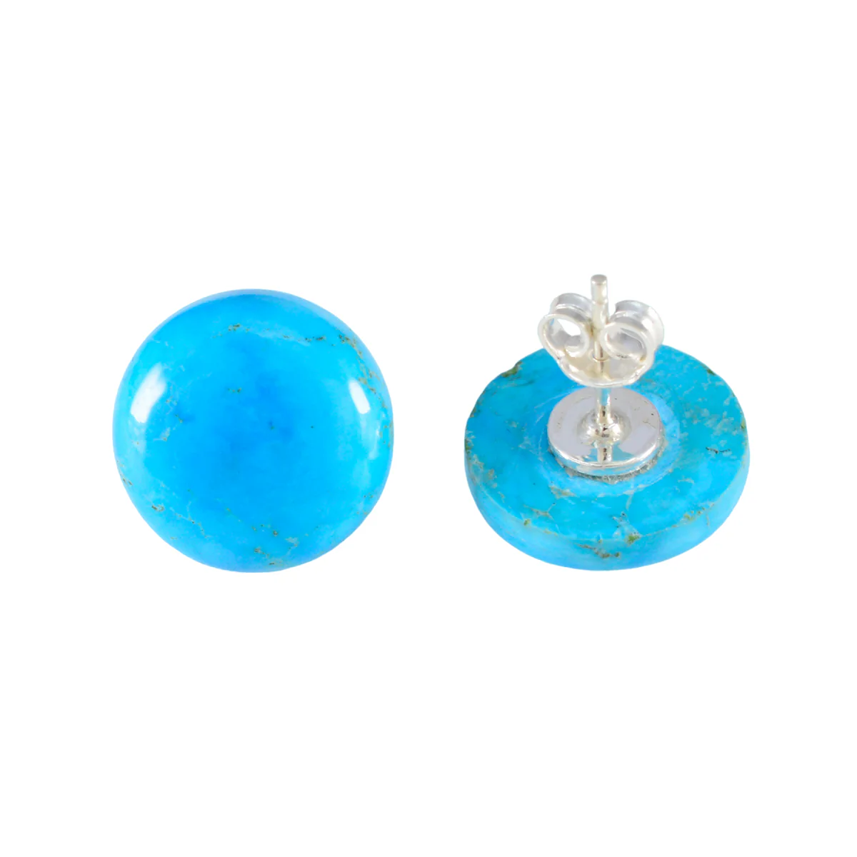 Turquoise Turkish Patricia multiple Stud Blue 925 Silver Earring