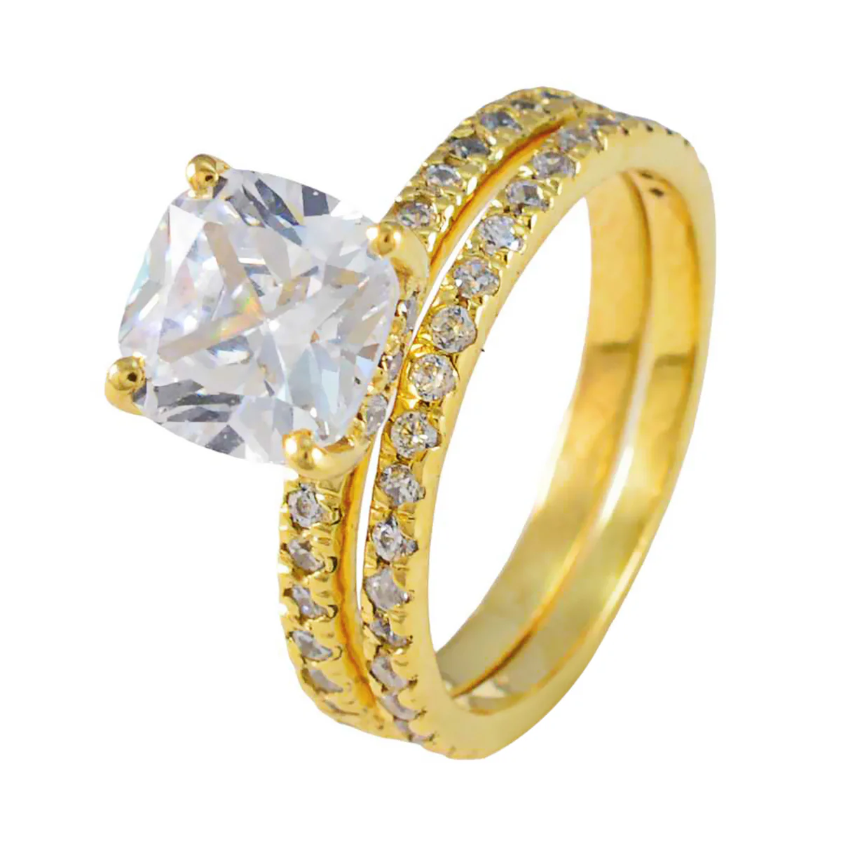 White CZ Halo Korean 925 Silver White Gemstones Whisper-thin Romantic Ring Jewelry - Image 2