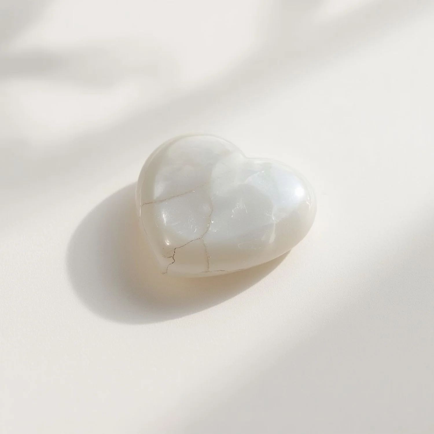 White Pearl 10PC Tiny 3x3 MM Heart Cabochon White Fiery Precious Gems - Image 2