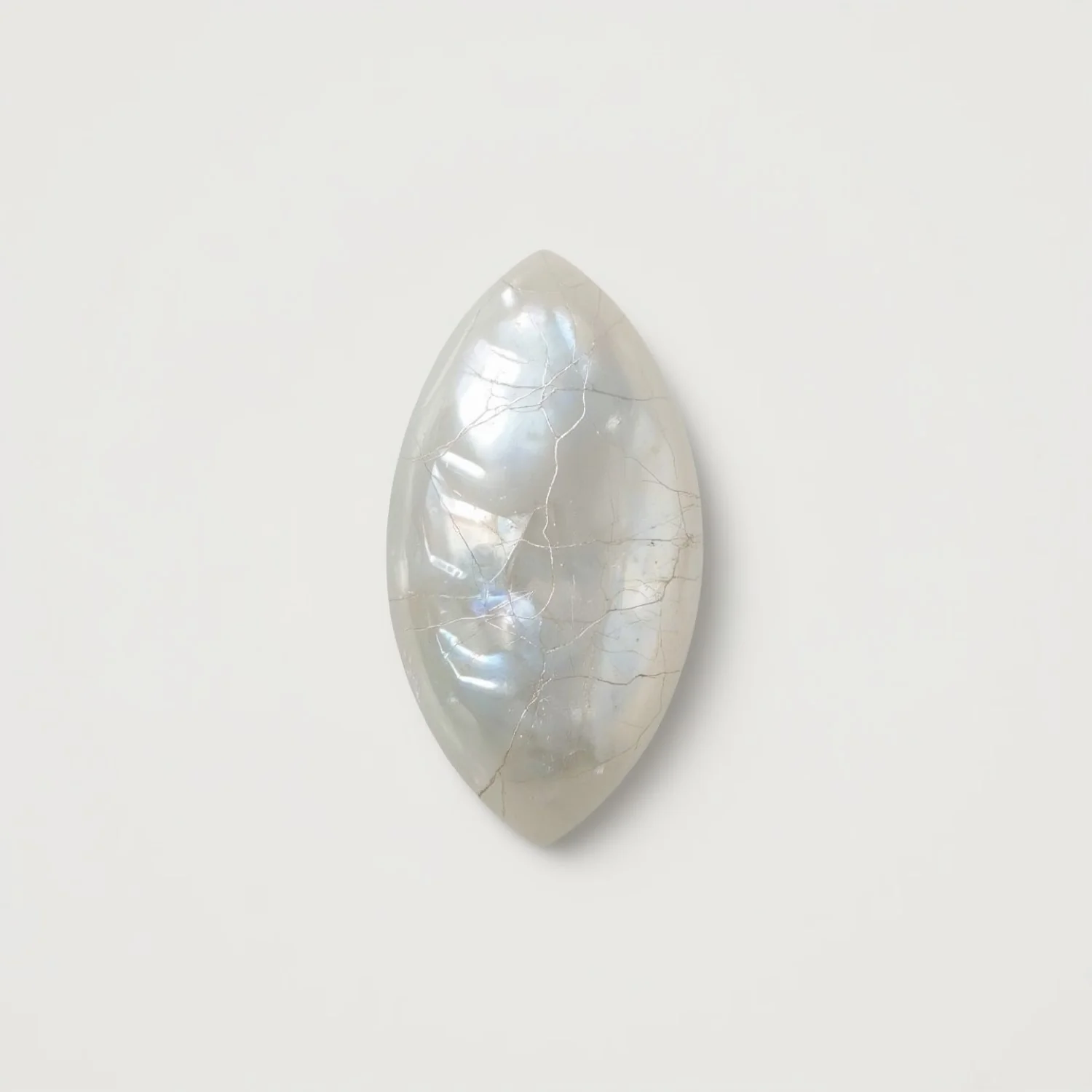 White Pearl 1PC Small 5x10 MM Marquise Cabochon White Genuine Precious Loose Gemstones