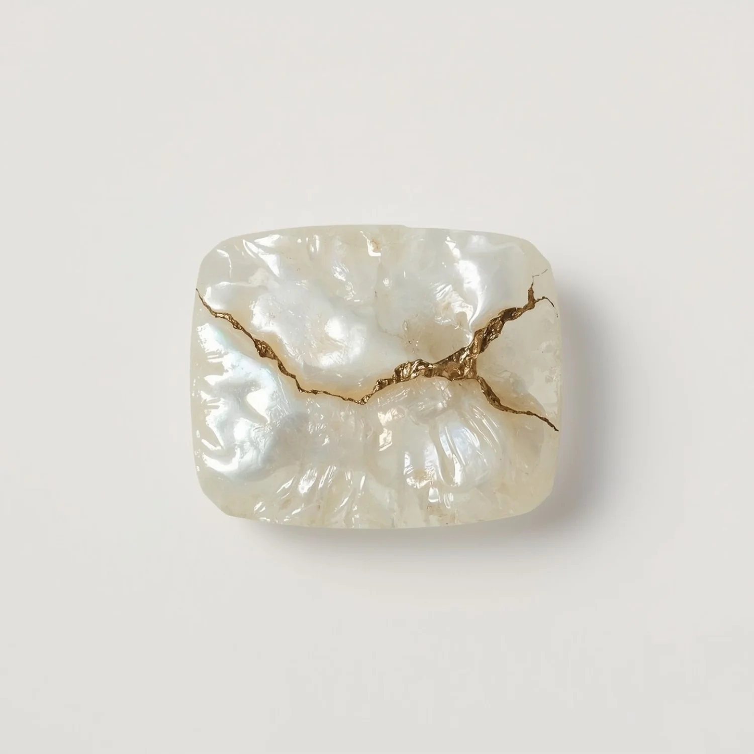 White Pearl 1PC Small 6x9 MM Emerald Cabochon White Natural Precious Semi Precious Gemstone - Image 2