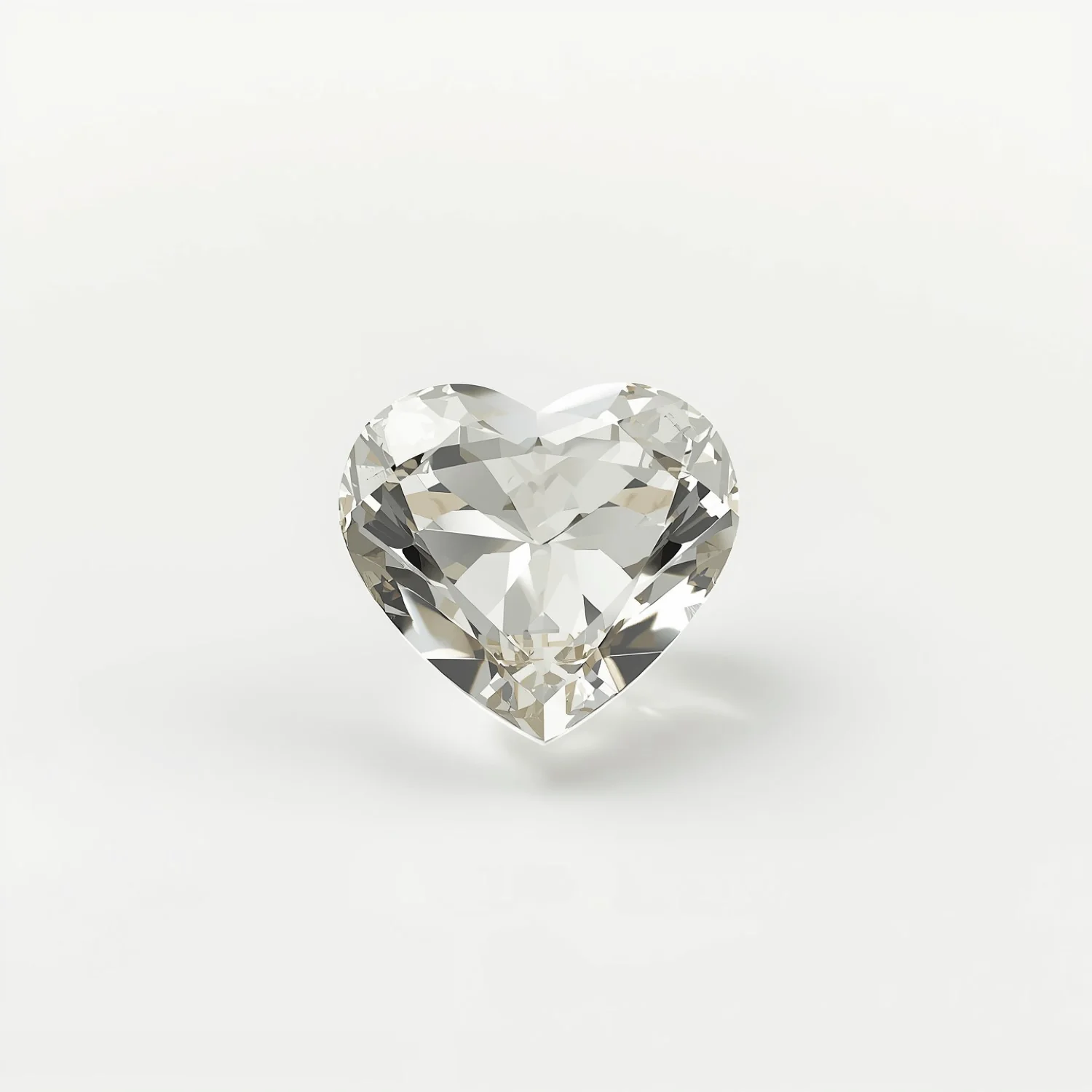 White Topaz 10PC Tiny 3x3 MM Heart Faceted White Fiery Semi Precious Loose Gemstone - Image 2