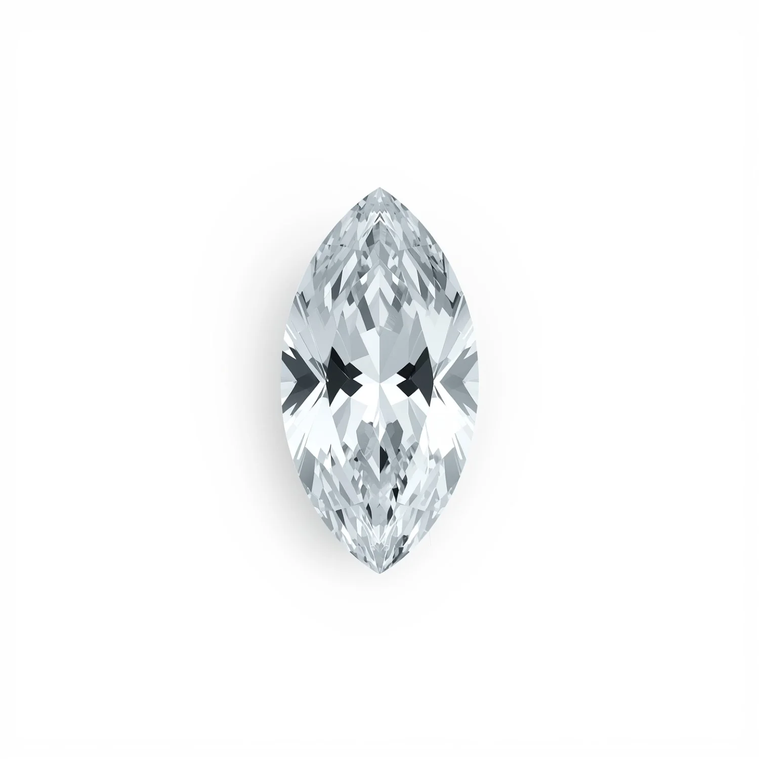 White Topaz 1PC Medium 7x14 MM Marquise Faceted White Shine Semi Precious Loose Gemstones