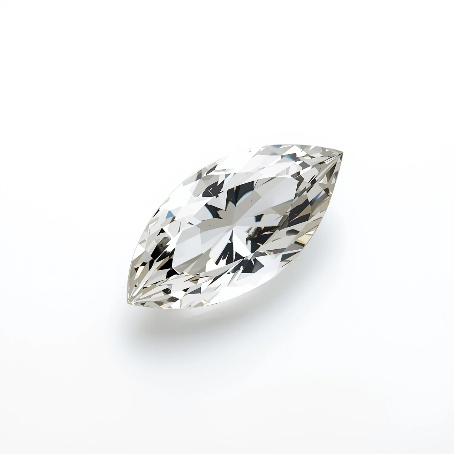 White Topaz 1PC Tiny 4x8 MM Marquise Faceted White Splendid Semi Precious Gems - Image 2