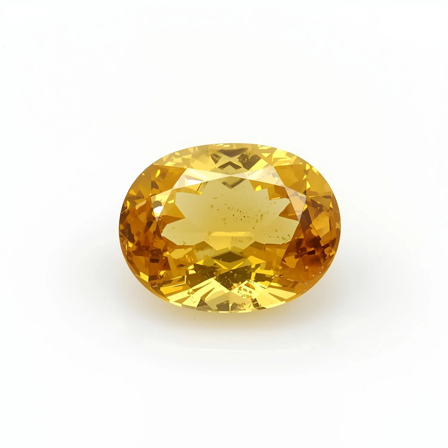 Yellow Sapphire 1PC Large 8x12 MM Oval Faceted Yellow Polished Precious Loose Gems