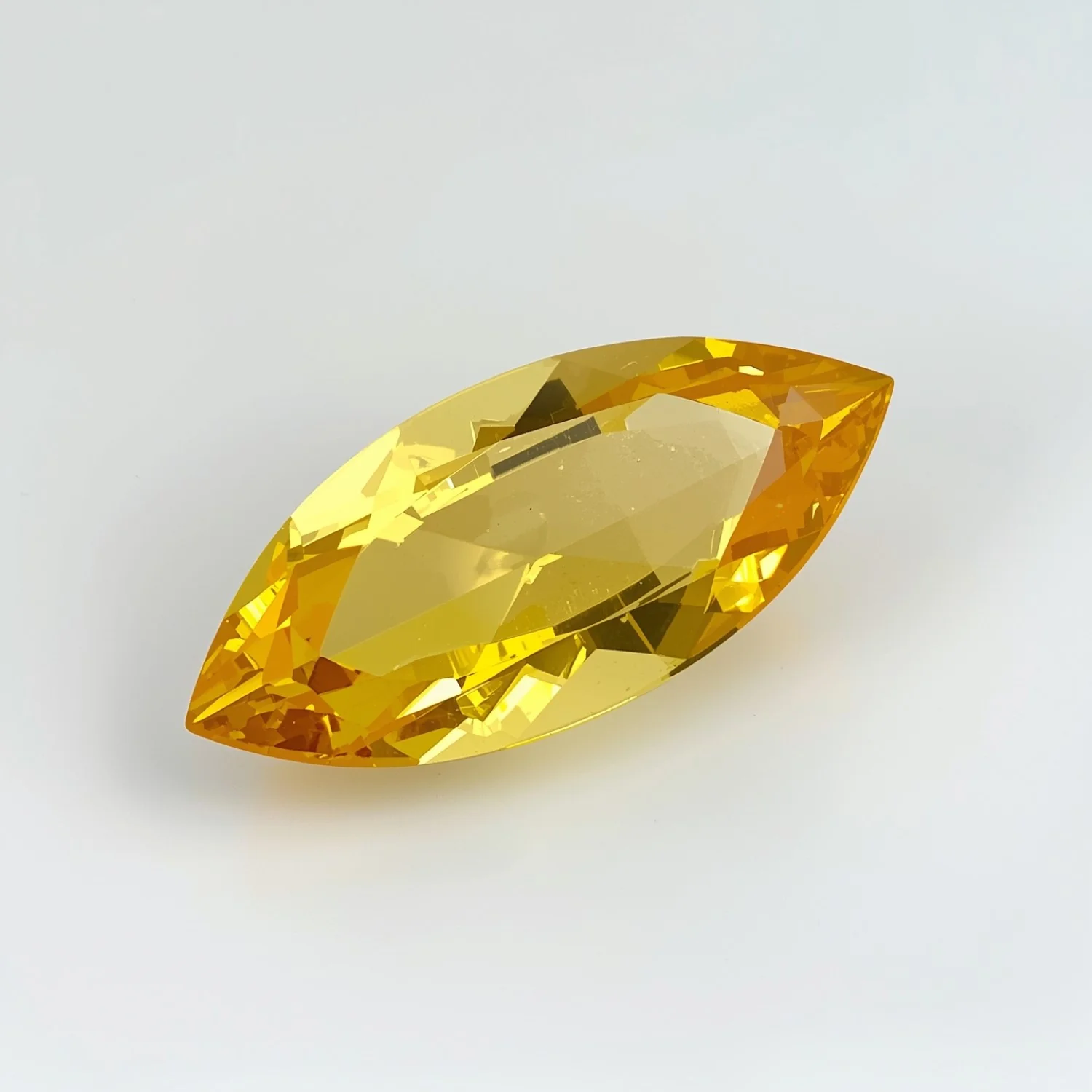 Yellow Sapphire 1PC Small 6x12 MM Marquise Faceted Yellow Brilliant Precious Loose Gemstones - Image 2