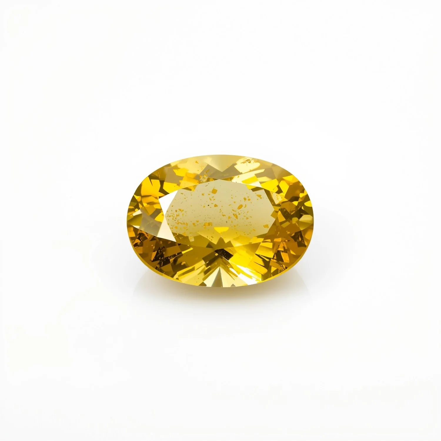 Yellow Sapphire 1PC Small 6x8 MM Oval Faceted Yellow Genuine Precious Loose Gemstones - Image 2