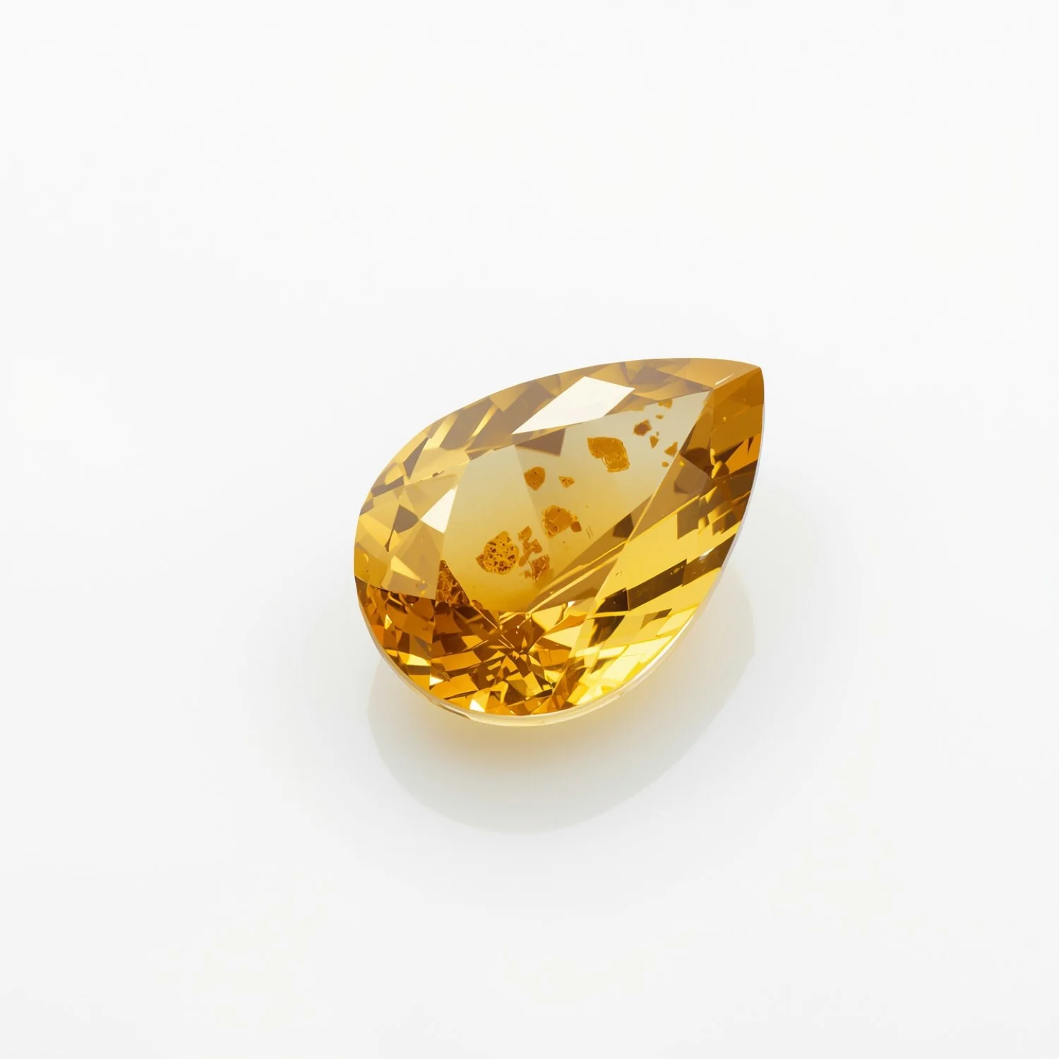 Yellow Sapphire 1PC Tiny 4x6 MM Pear Faceted Yellow Luster Precious Loose Gemstones - Image 2